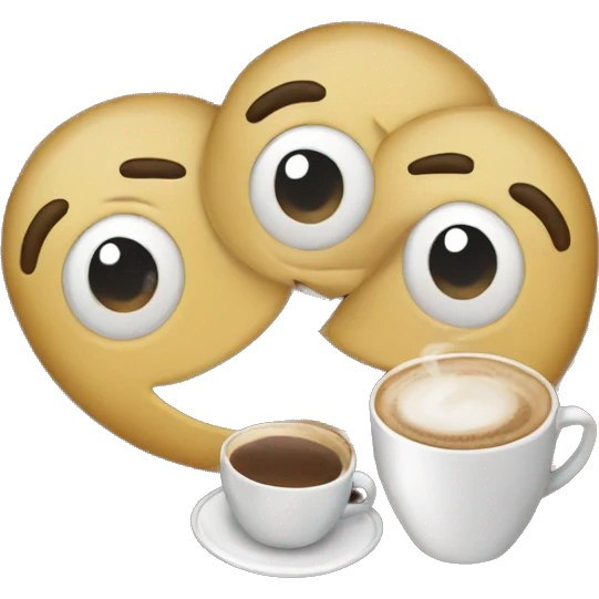 Exams and coffe emoji