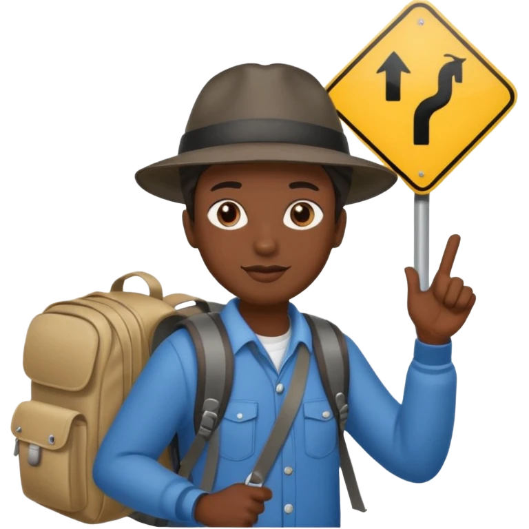 piece of shit travelling emoji