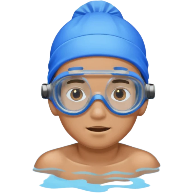 Underwater boy emoji