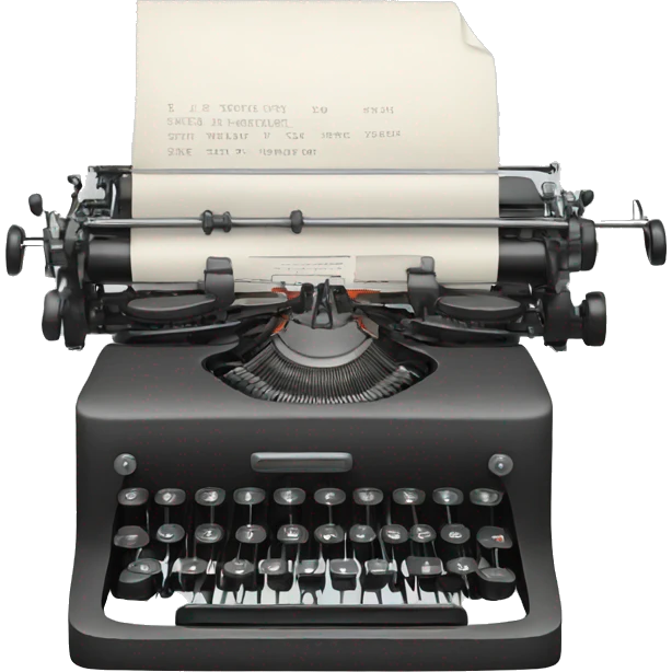 typewriter emoji