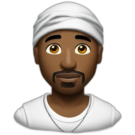 Tupac shakur emoji