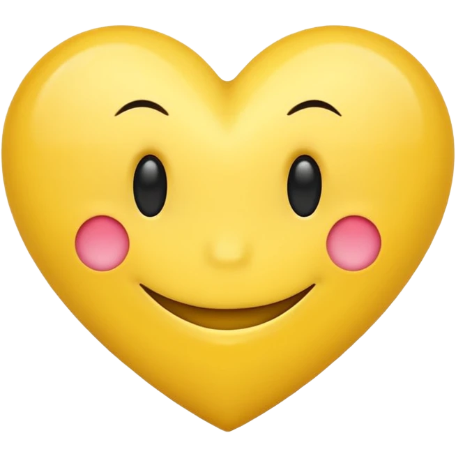 Smiley heart emoji