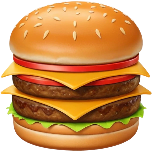 mcdonalds burger sungle patty emoji