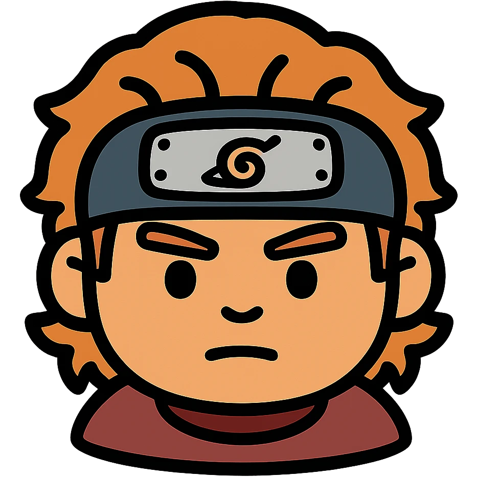 Jirobo from Naruto, emoji style emoji