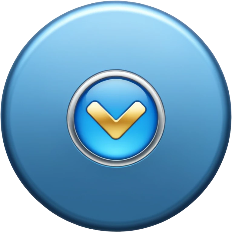 Create a instagram blue tick emoji