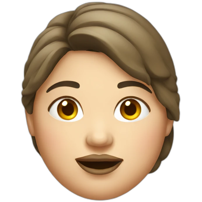 Fat woman emoji