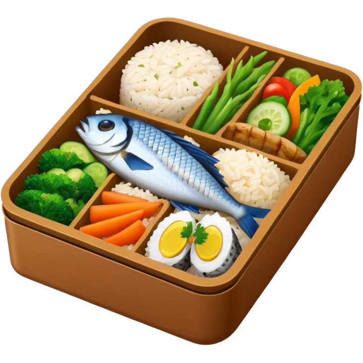 Bento box emoji