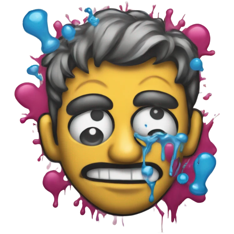 Mavz graffiti throw up  emoji