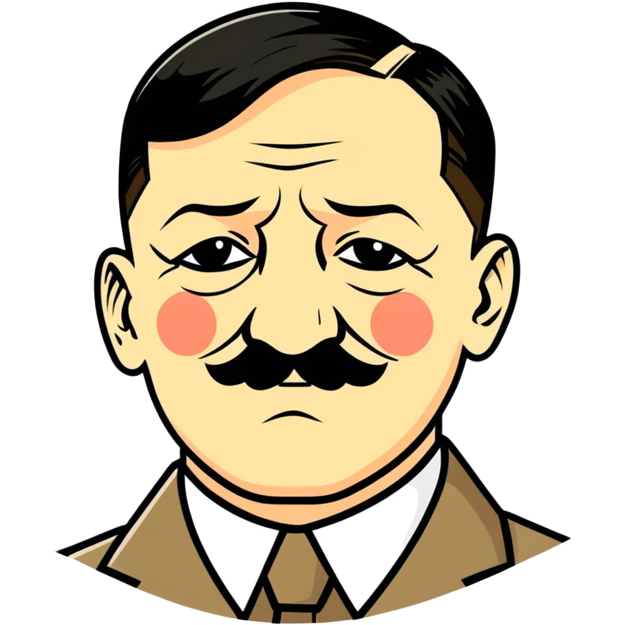 Hitler winking  emoji