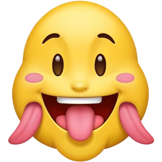 Emoji with tongue out emoji