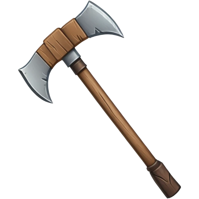 Minecraft pickaxe emoji
