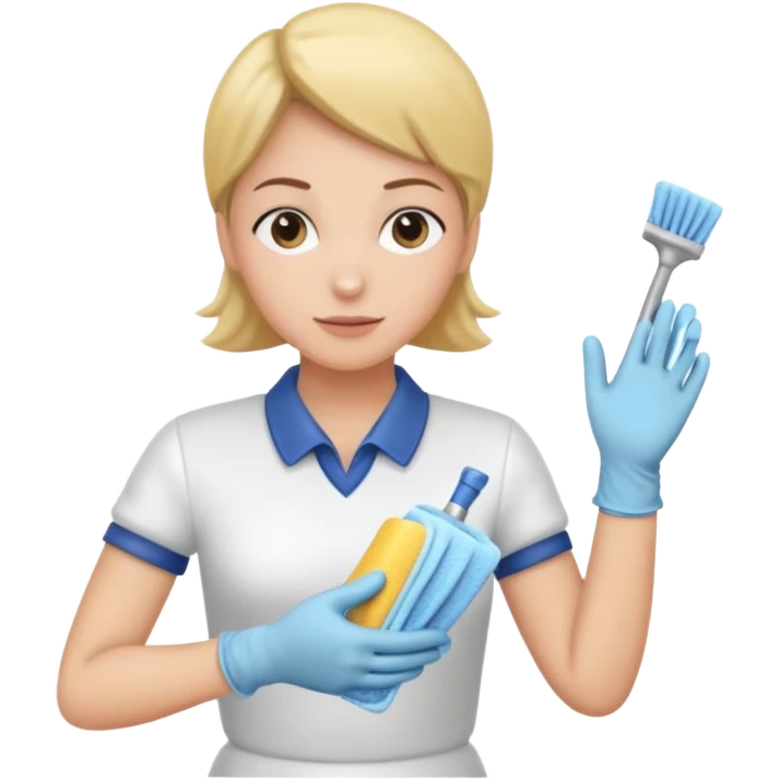Cleaning the bathroom emoji