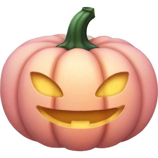 Light pink Pumpkin  emoji