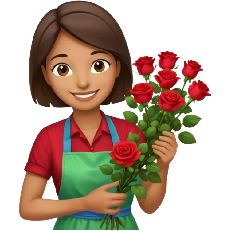 Flower Vendor emoji