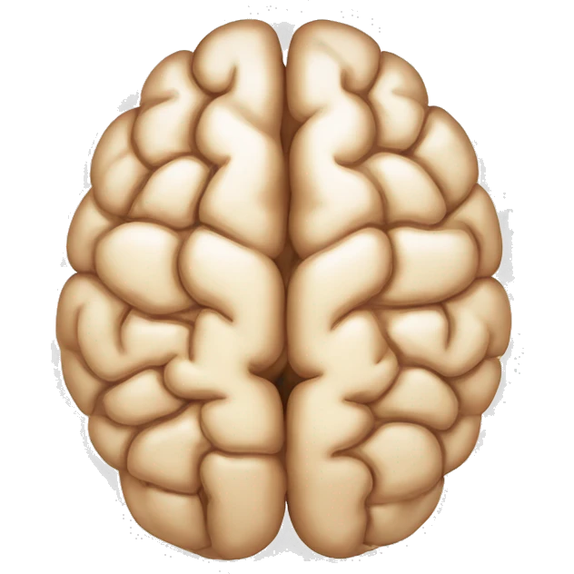 bulb half human brain half normal light bulb emoji