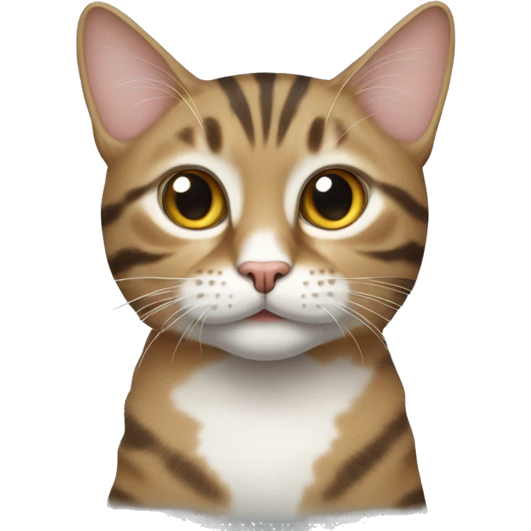 Norwegian  tabby cat emoji