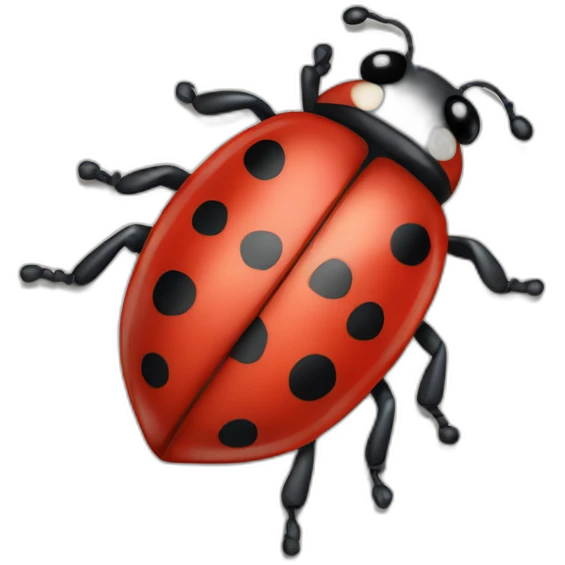 Lady bug emoji