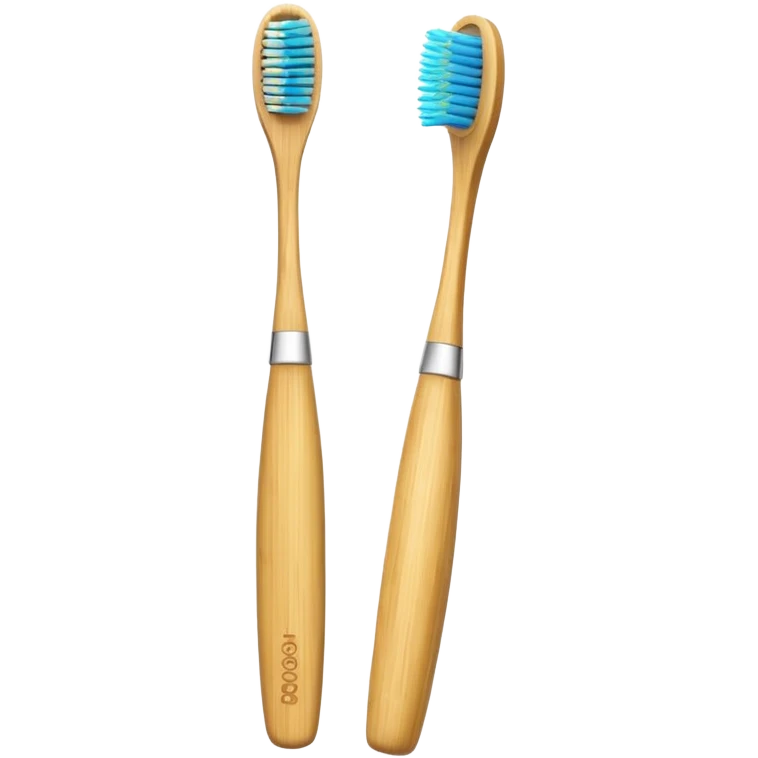 Bamboo toothbrush emoji