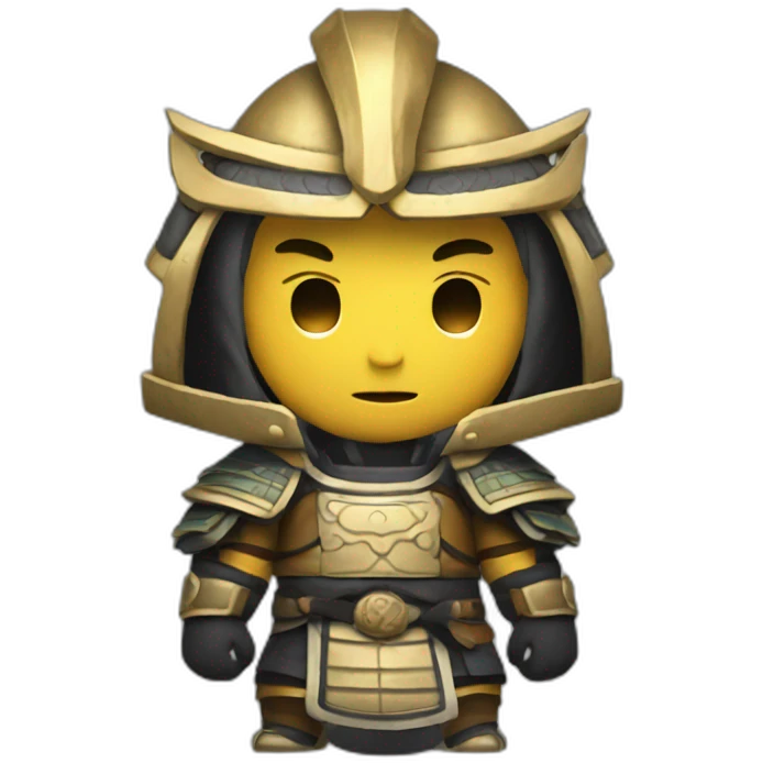 hideyoshi in warrior suit emoji