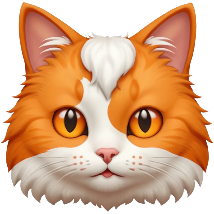 cat doing a :3 face emoji