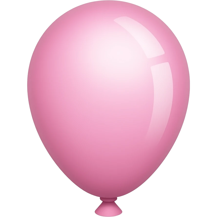 분홍색 날아가는 풍선 emoji