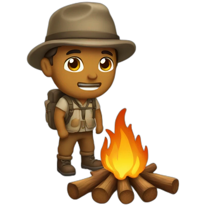 campfire man emoji