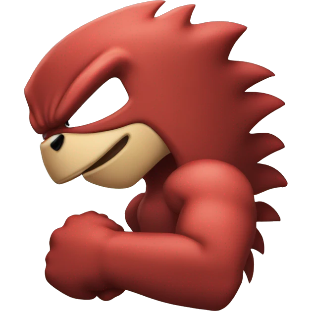 knuckles the echidna fist emoji