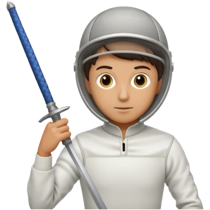 A fencer's entire body emoji