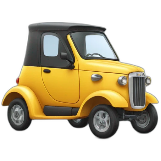 Three wheel car emoji