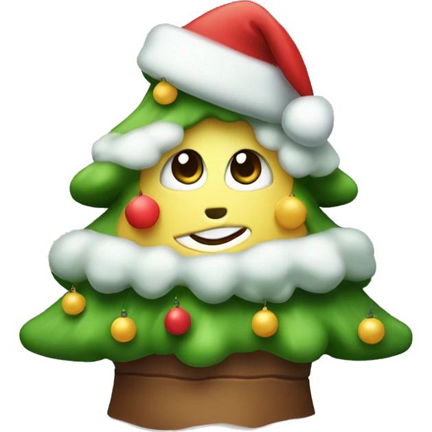 cute chirstmas tree emoji