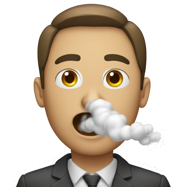 cough smoke emoji