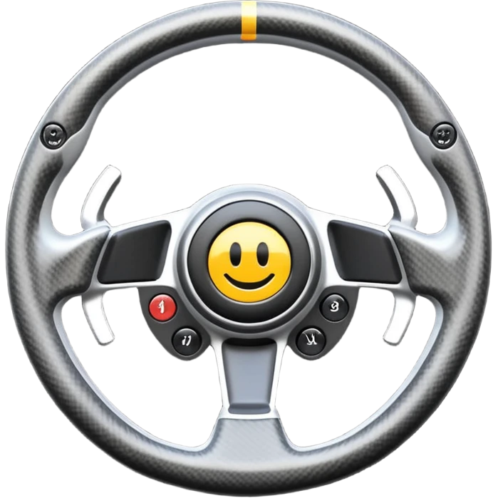 F1 steering wheel emoji