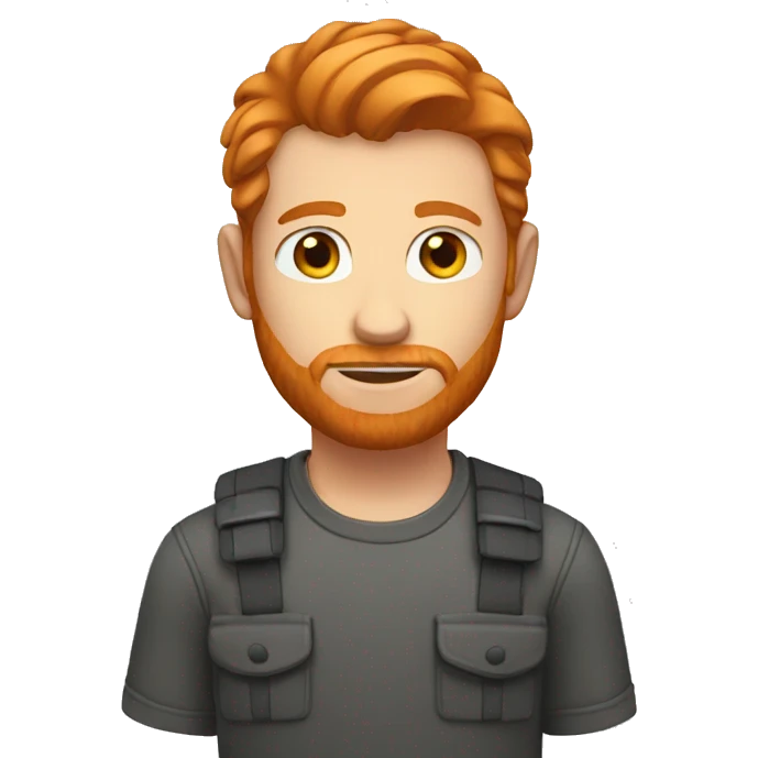 straigh ginger hair emoji