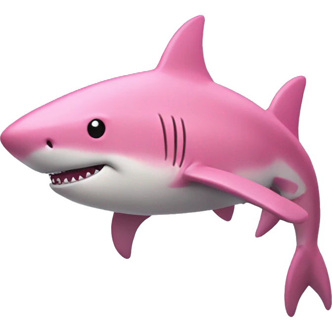 pink shark with big butt emoji