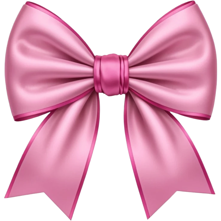 Pink bow emoji