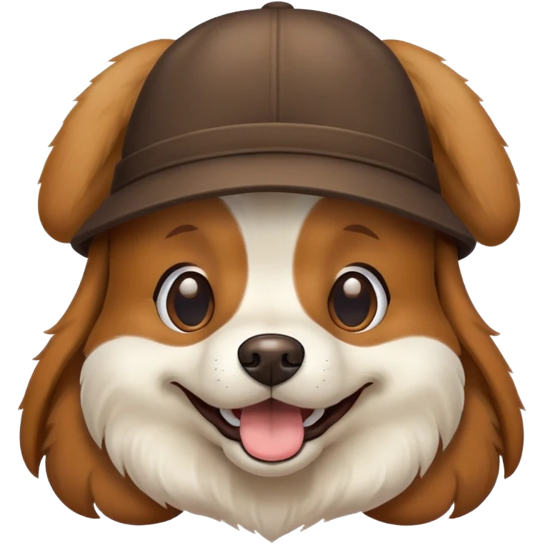 Dog wearing the hat  emoji