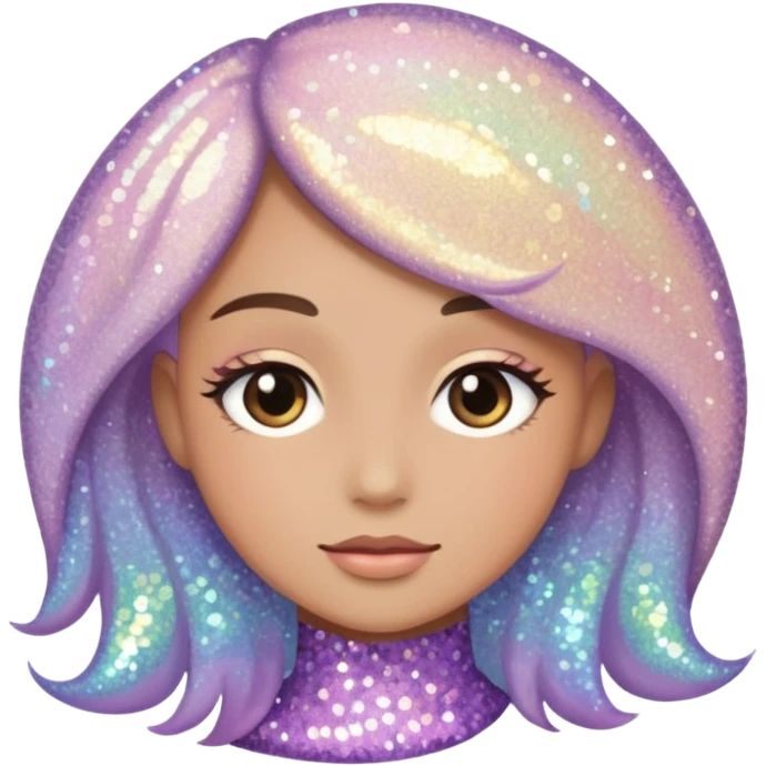 Glitter fatal touch emoji