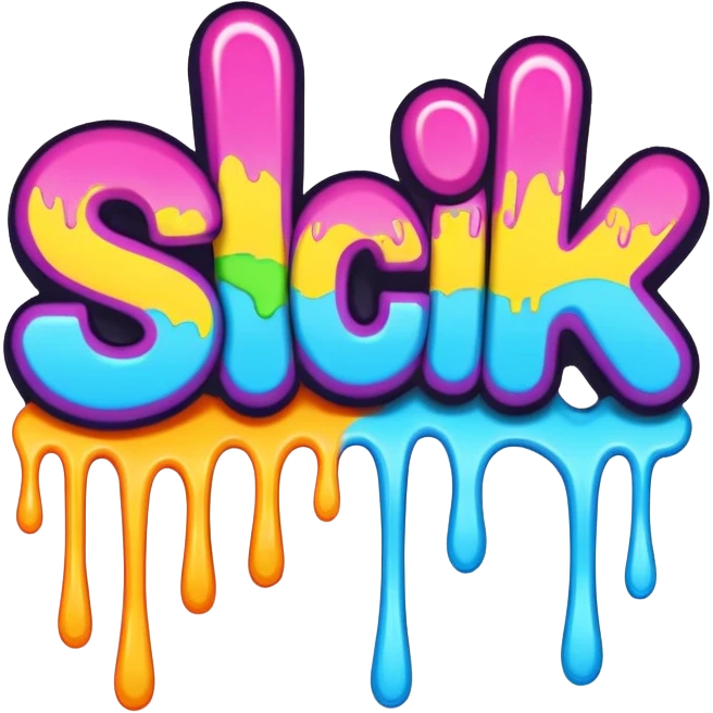 the word SICK in graffiti font emoji