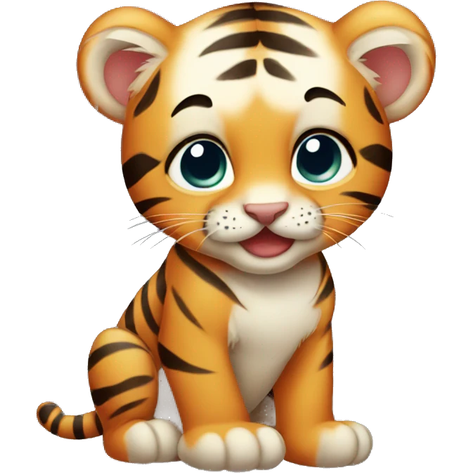 Baby tiger emoji