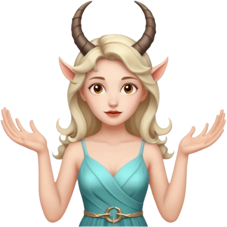 horns and dress emoji