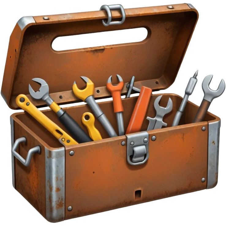 Toolbox with multiple tools emoji