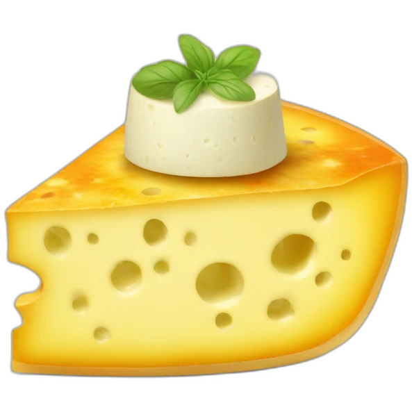 Fromage à raclette dans son poellon  emoji