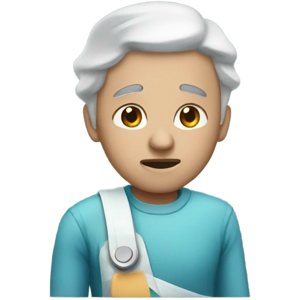When knee surgery tomorrow  emoji