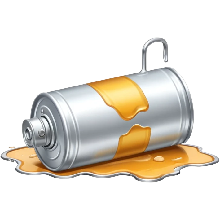 beer can lying on the ground emoji