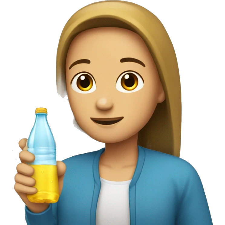 Botella de agua emoji