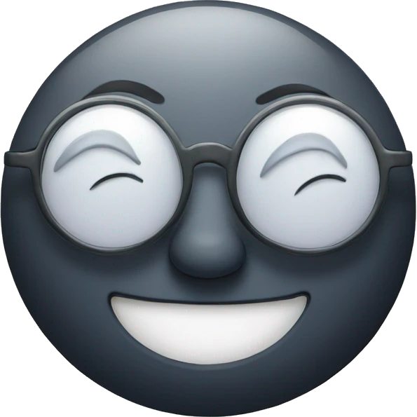 moon with glasses  emoji