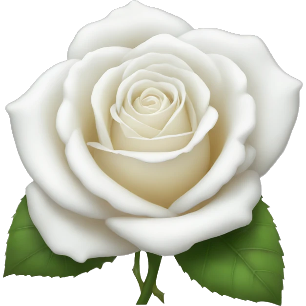 white rose emoji