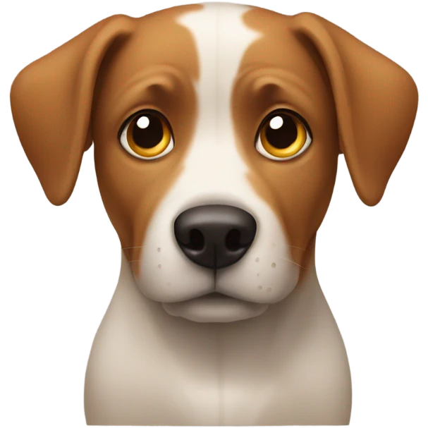 Dog with food emoji