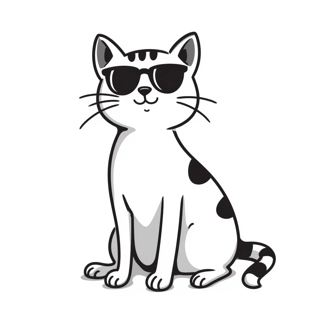 cat wearing sunglasses emoji