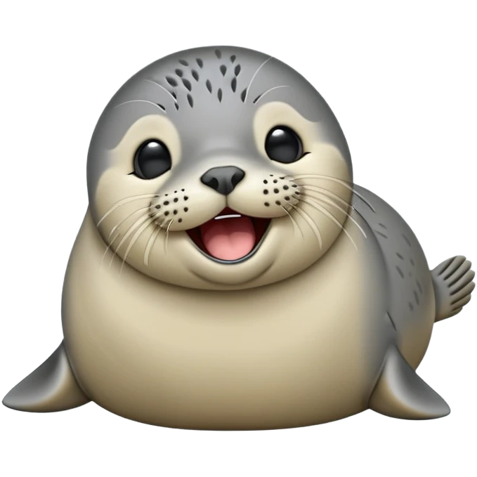 cinematic-cute-yawning-harbour-seal-portrait-emoji,-head-tilted-slightly-with-a-dramatic,-wide-open-yawn,-showcasing-a-smooth,-rounded-body-with-gently-drooping-features-and-sleepy,-half-closed-eyes,-simplified-yet-irresistibly-adorable emoji